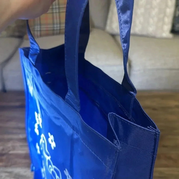 VTG 1999 hello kitty sanrio co. smiles ltd blue nylon tote handbag - Picture 16 of 16